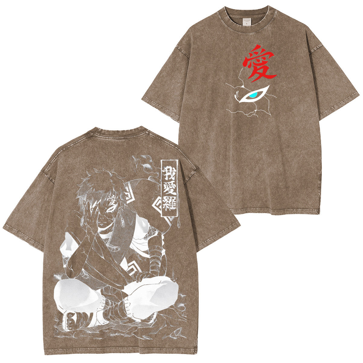 Gaara Naruto Washed T-shirt/Crewneck/Hoodie