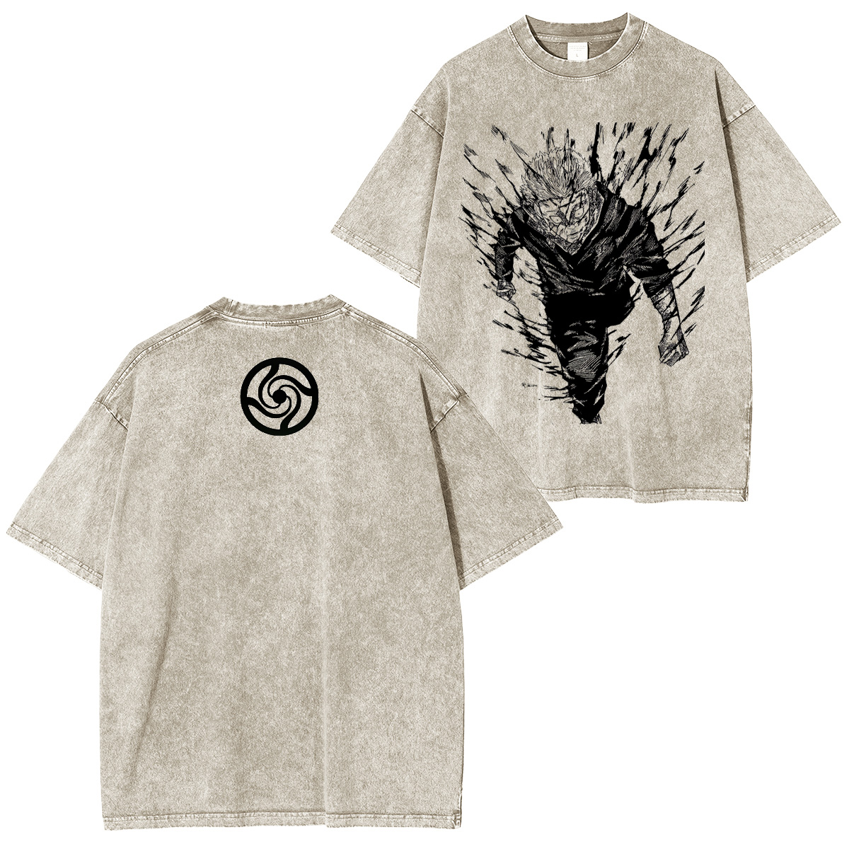 Yuji Itadori Jujutsu Kaisen Anime Washed T-shirt/Crewneck/Hoodie