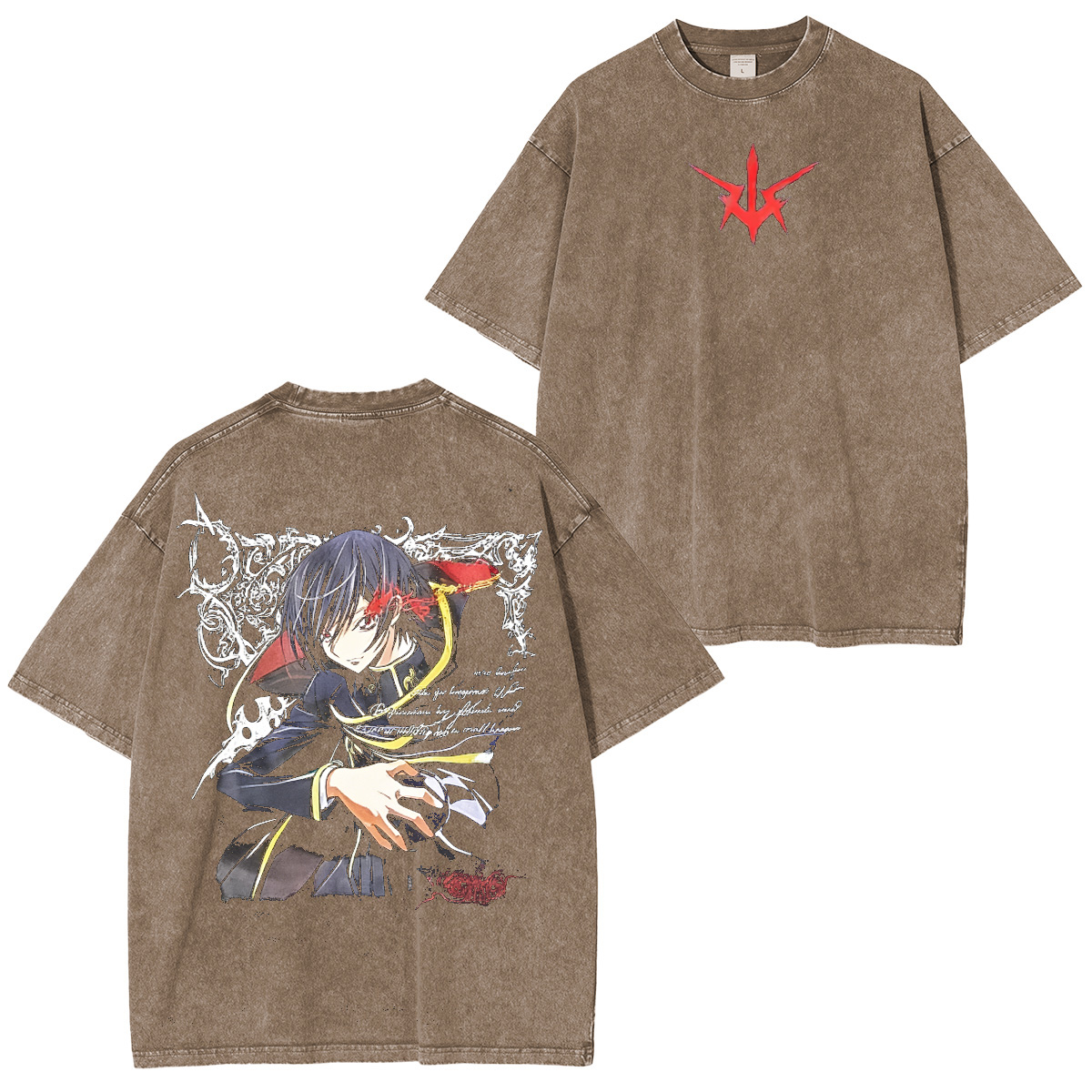 Code Geass: Lelouch of the Rebellion Washed T-shirt/Crewneck/Hoodie