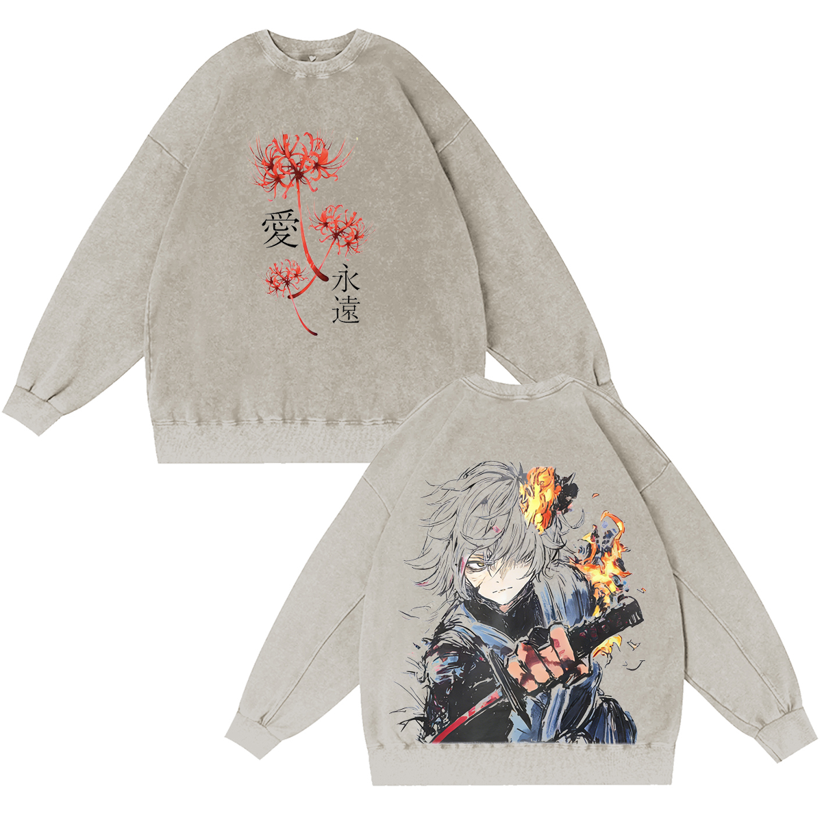 Hell's Paradise: Jigokuraku Vintage Washed T-shirt/Crewneck/Hoodie