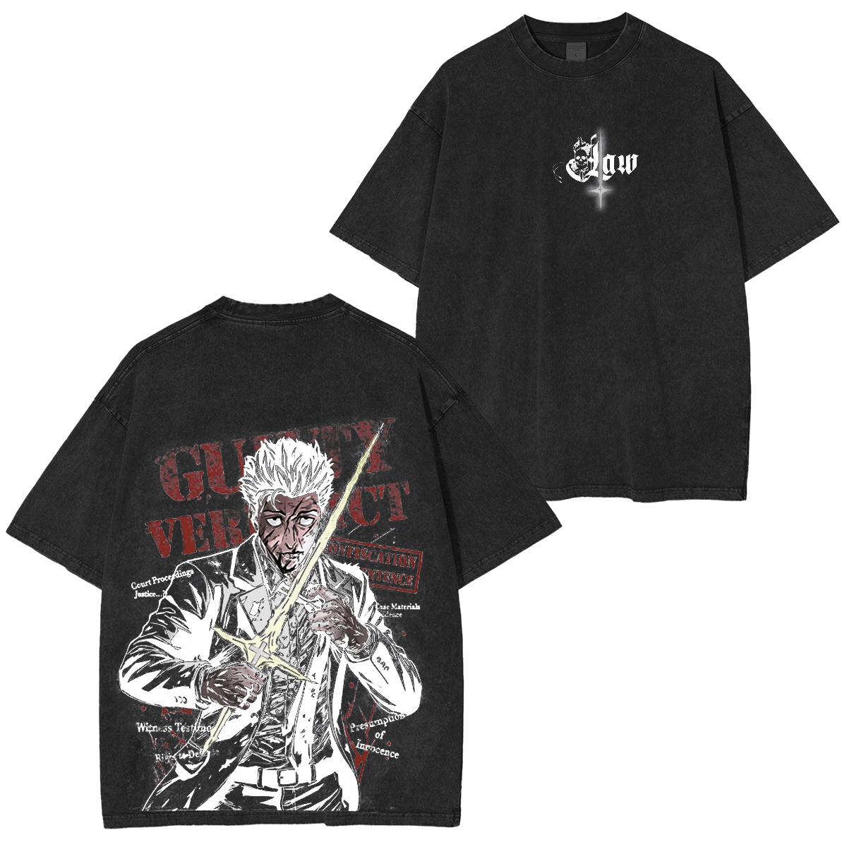 Gojo Satoru Jujutsu Kaisen Washed T-shirt/Crewneck/Hoodie