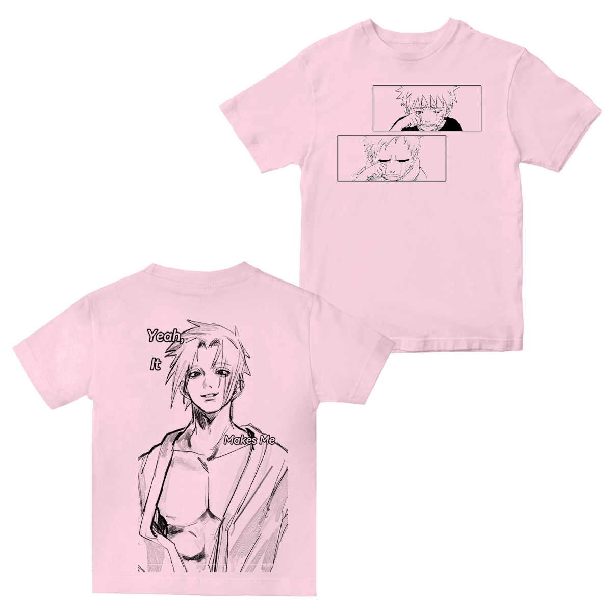 Uchiha Sasuke and Uzumaki Naruto Unisex T-shirt