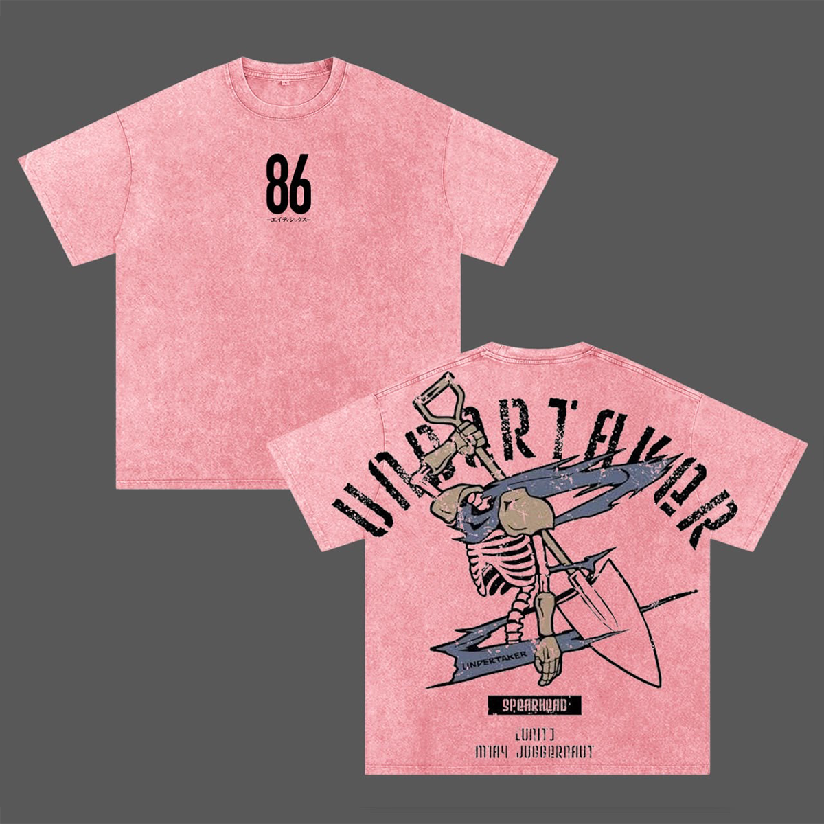 Undertaker Shinei Reaper Logo 86 Eighty Washed T-shirt/Crewneck/Hoodie