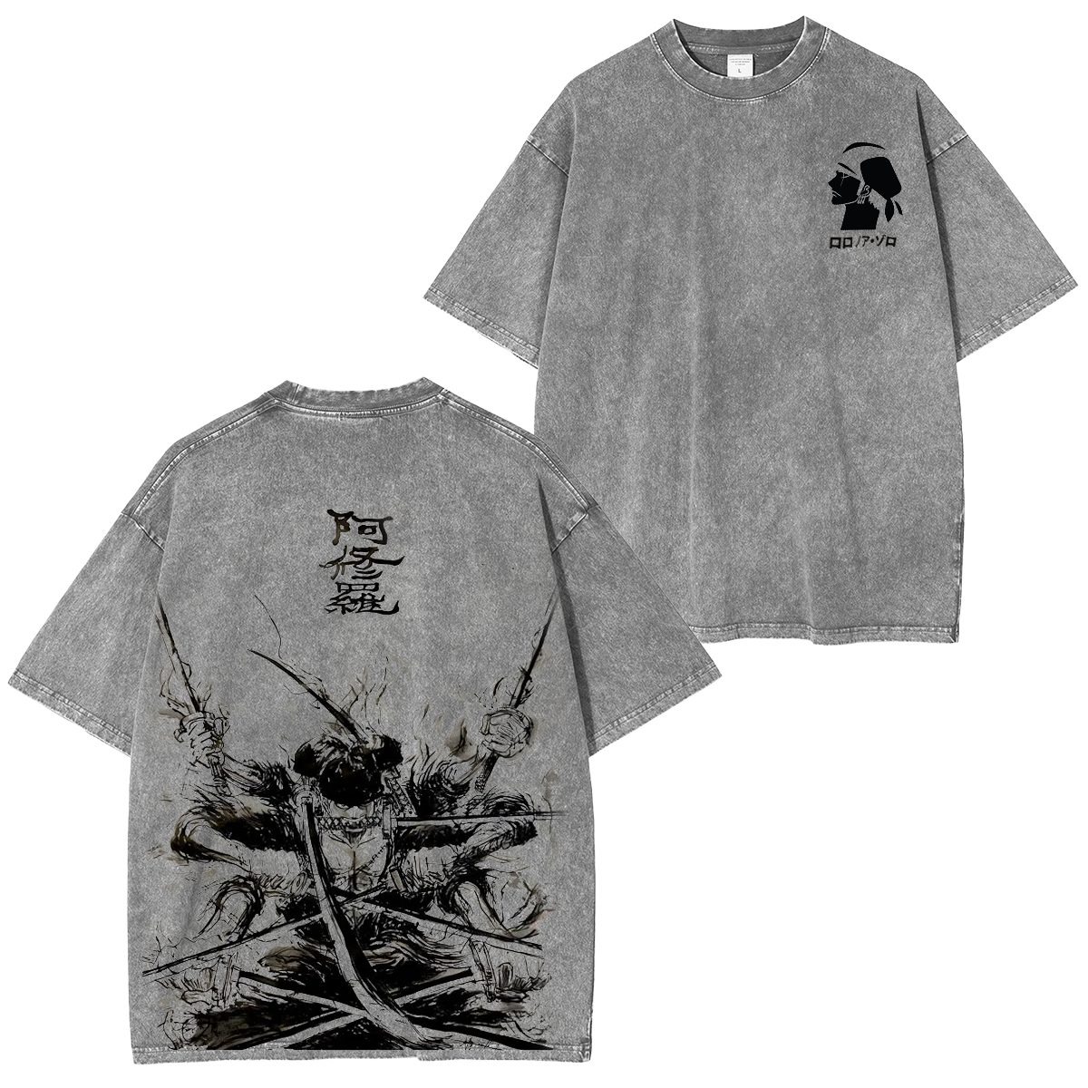 Roronoa Zoro One Piece Washed T-shirt/Crewneck/Hoodie