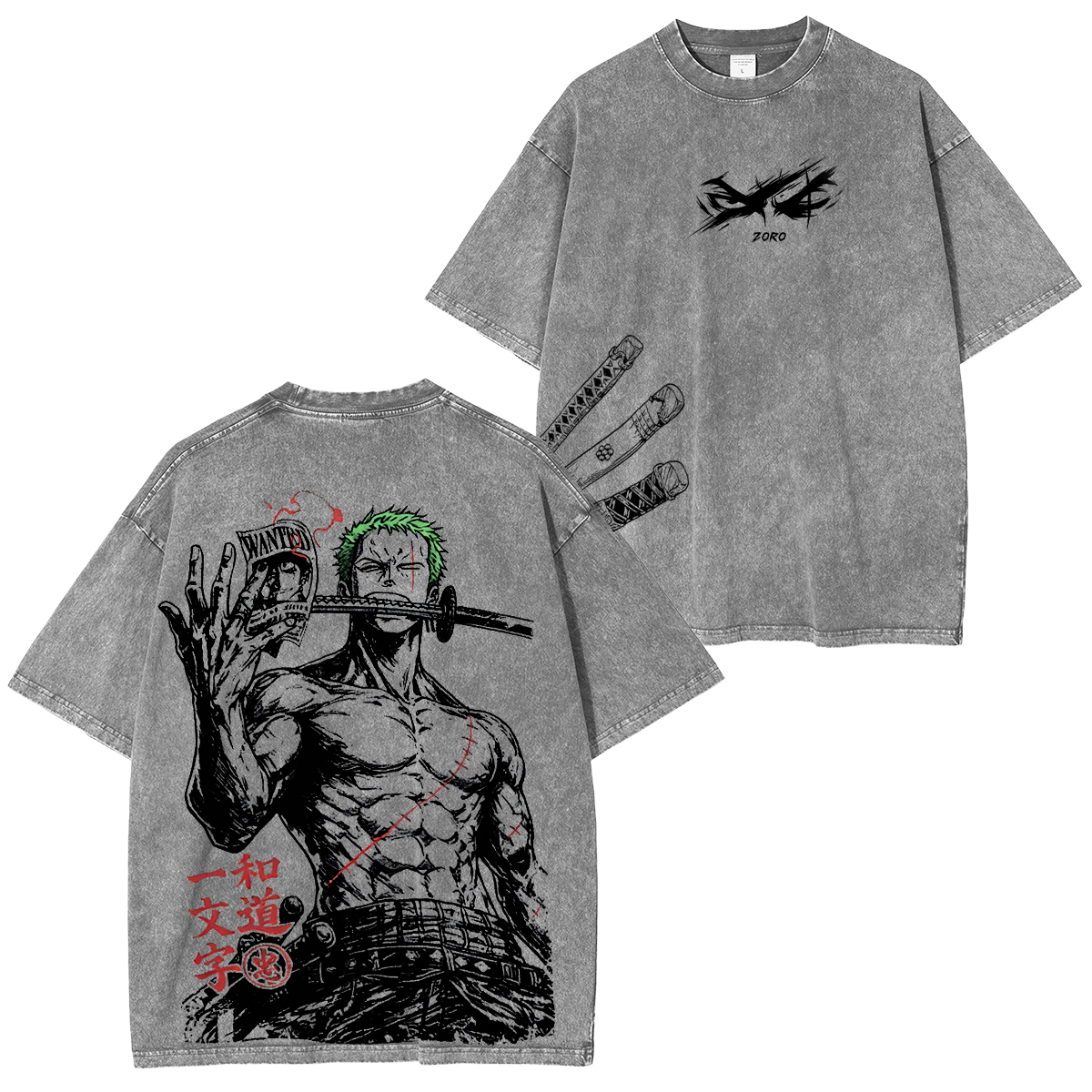 One Piece Washed T-shirt/Crewneck/Hoodie