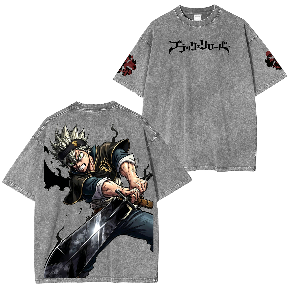 Black Clover Washed T-shirt