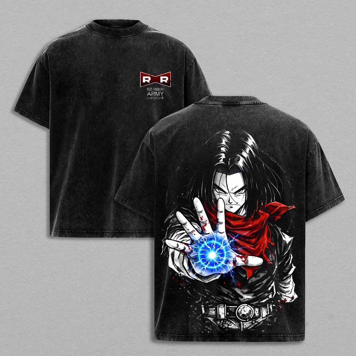 Future Android 17 Washed T-shirt/Crewneck/Hoodie