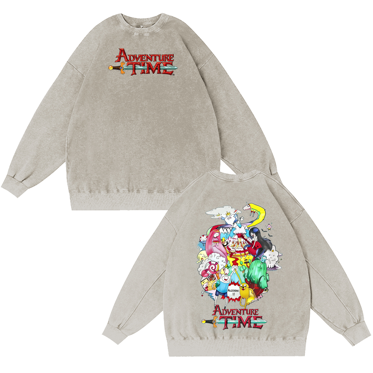 Adventure Time Washed T-shirt/Crewneck/Hoodie