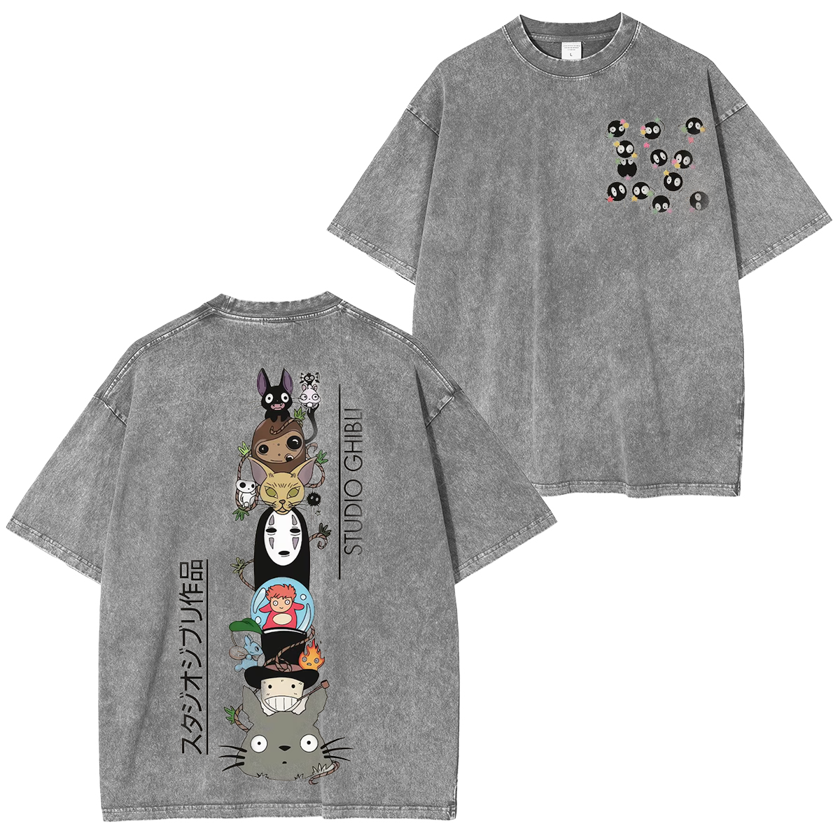 Studio Ghibli Washed T-shirt/Crewneck/Hoodie