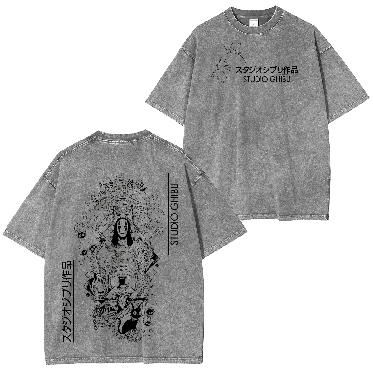 Studio Ghibli Washed T-shirt/Crewneck/Hoodie