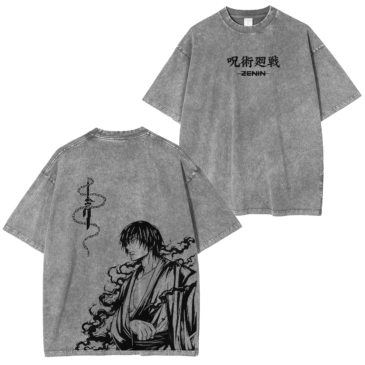 Jujutsu Kaisen Zenin Printed Unisex Washed T-Shirt/Crewneck/Hoodie