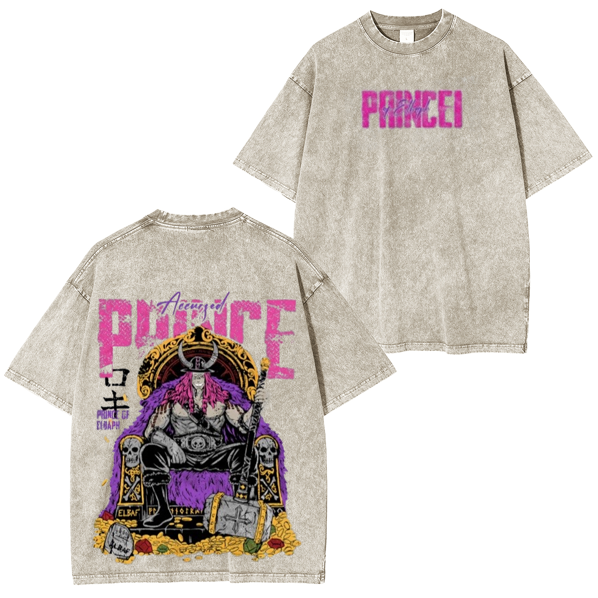 One Piece Washed T-shirt/Crewneck/Hoodie