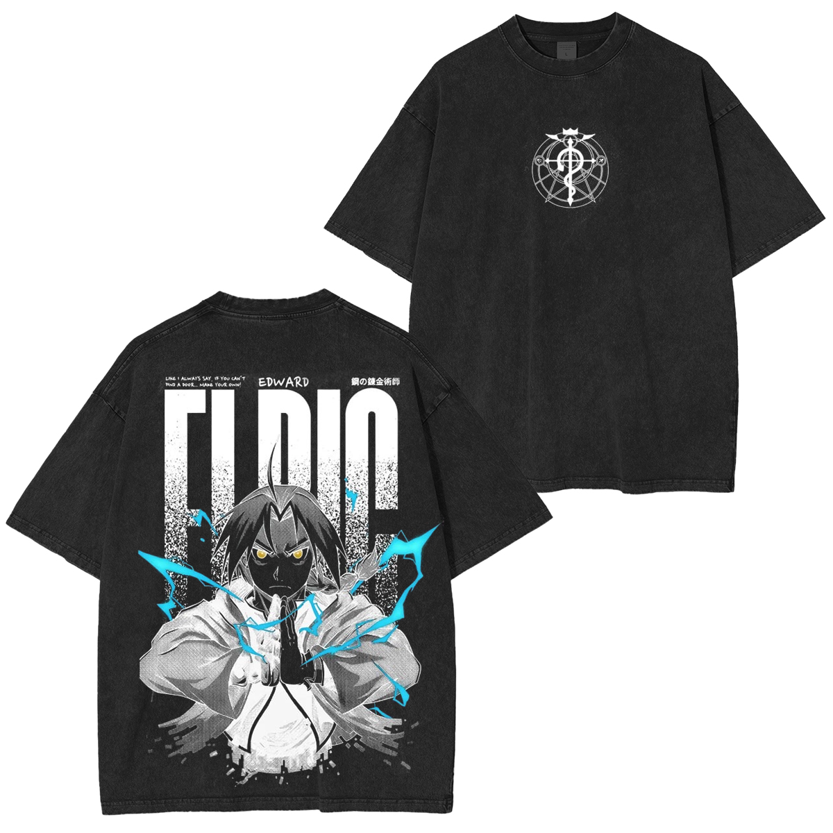 Fullmetal Alchemist Washed T-shirt/Crewneck/Hoodie