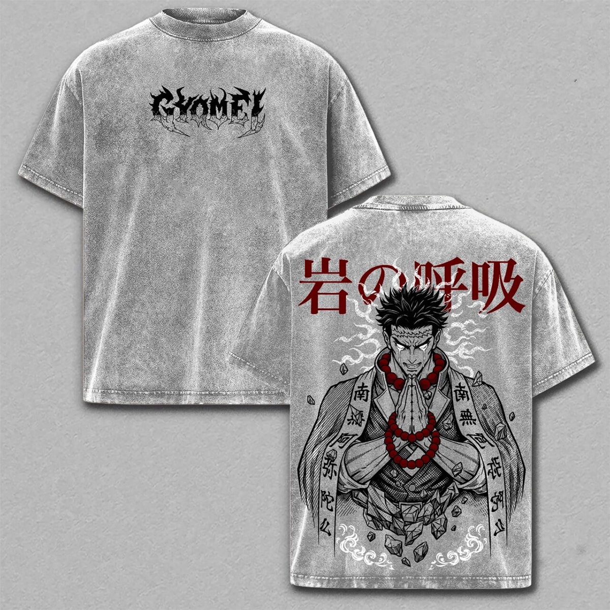 Demon Slayer Anime Washed T-shirt/Crewneck/Hoodie