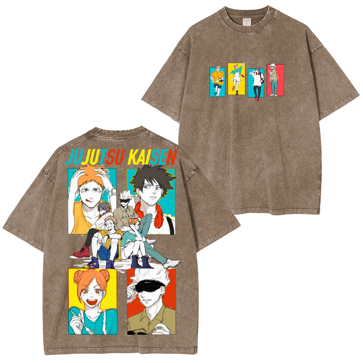 Jujutsu Kaisen A168 Camisetas que todos quieren tene Vintage washed T-shirt/Crewneck/Hoodie