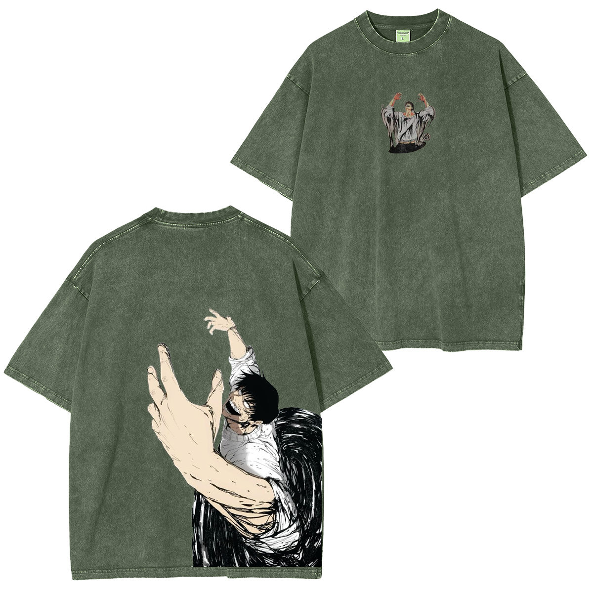 Toji Fushiguro Jujutsu kaisen Unisex Washed T-Shirt
