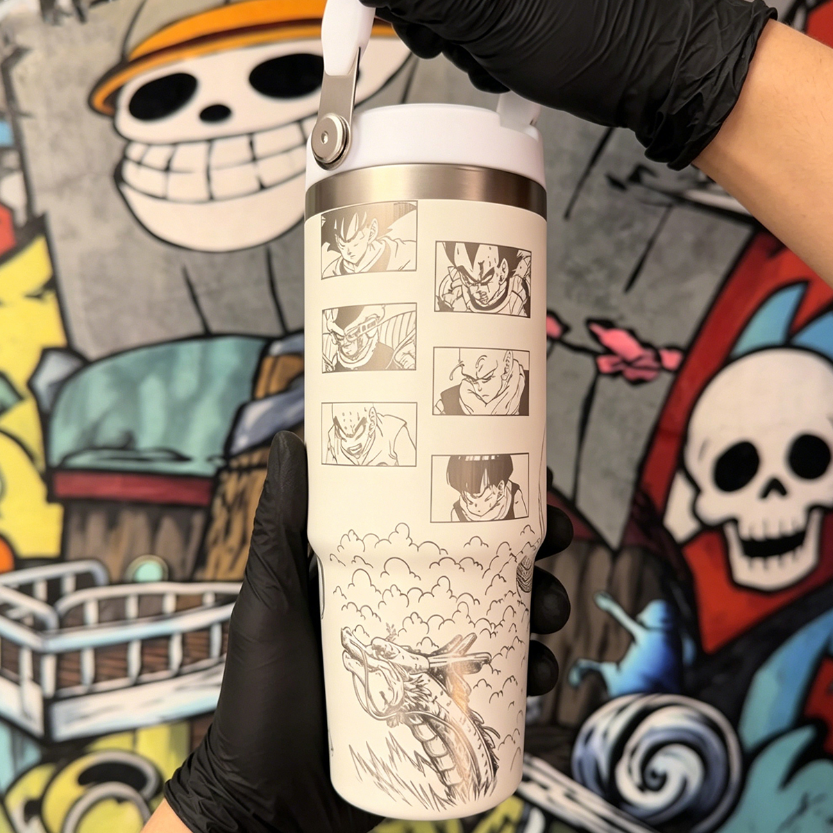 Dragon Ball  Themed engraved Stanley Tumbler Cup