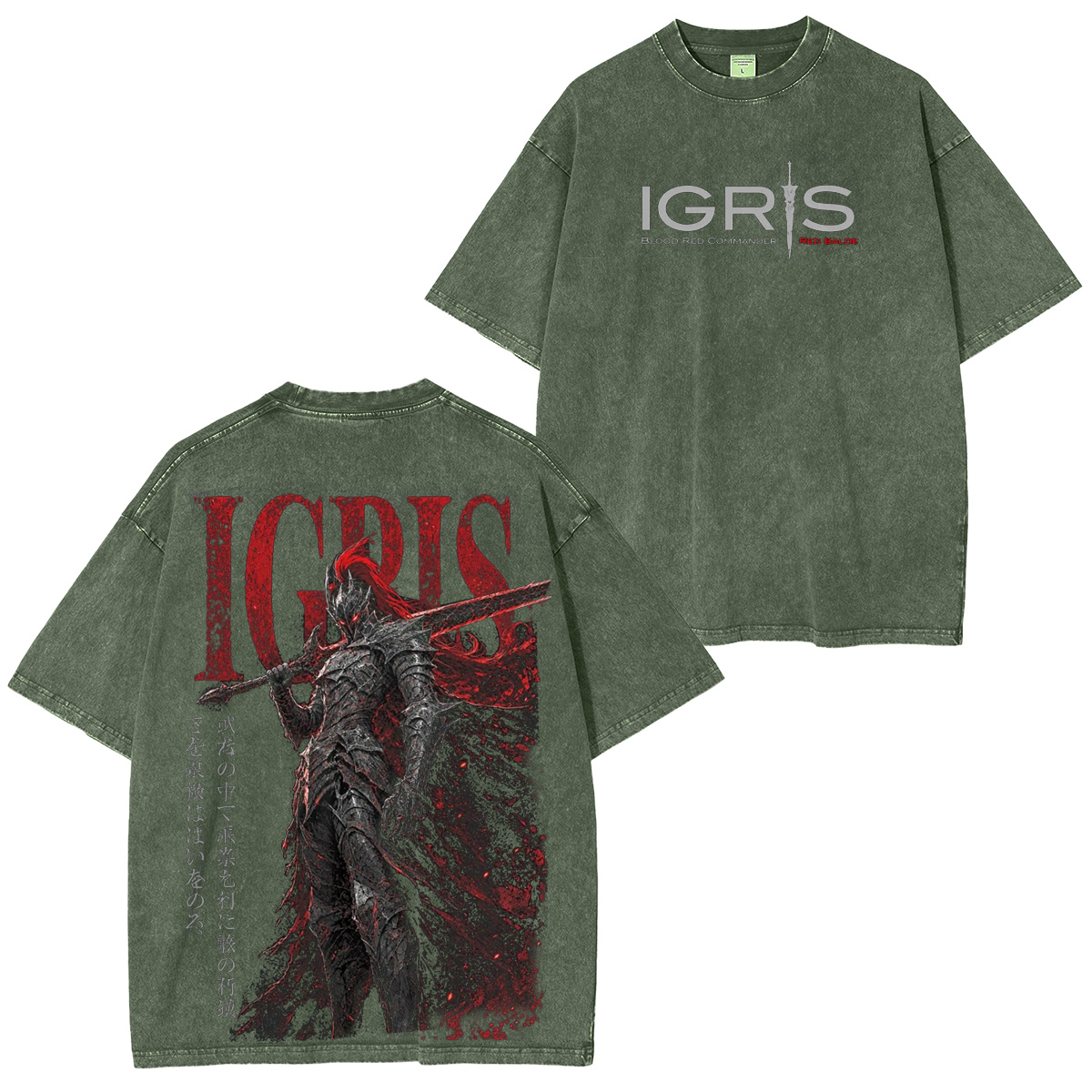 Solo Leveling Anime Washed T-shirt