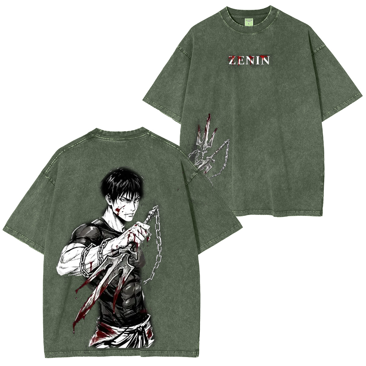 Jujutsu Kaisen  Anime Washed T-shirt