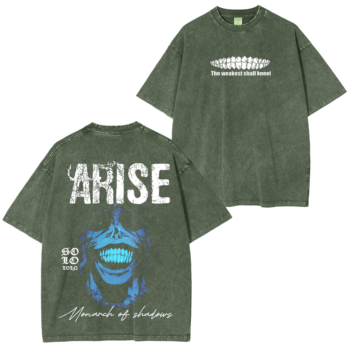 Solo Leveling Anime Washed T-shirt