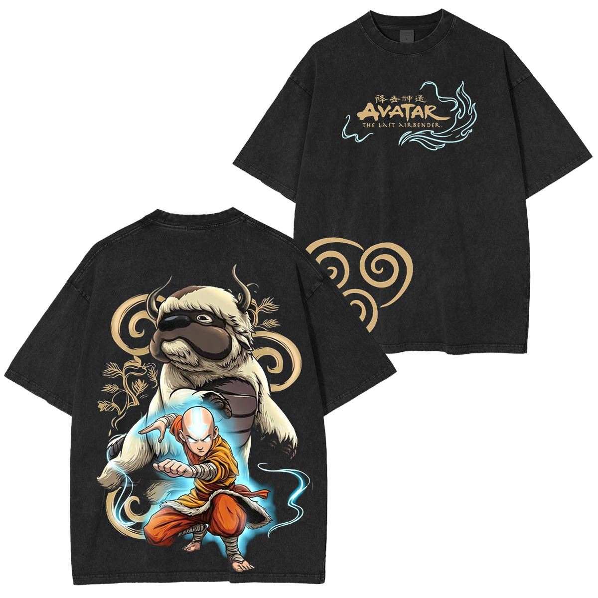 Avatar: The Last Airbender Anime Washed T-shirt