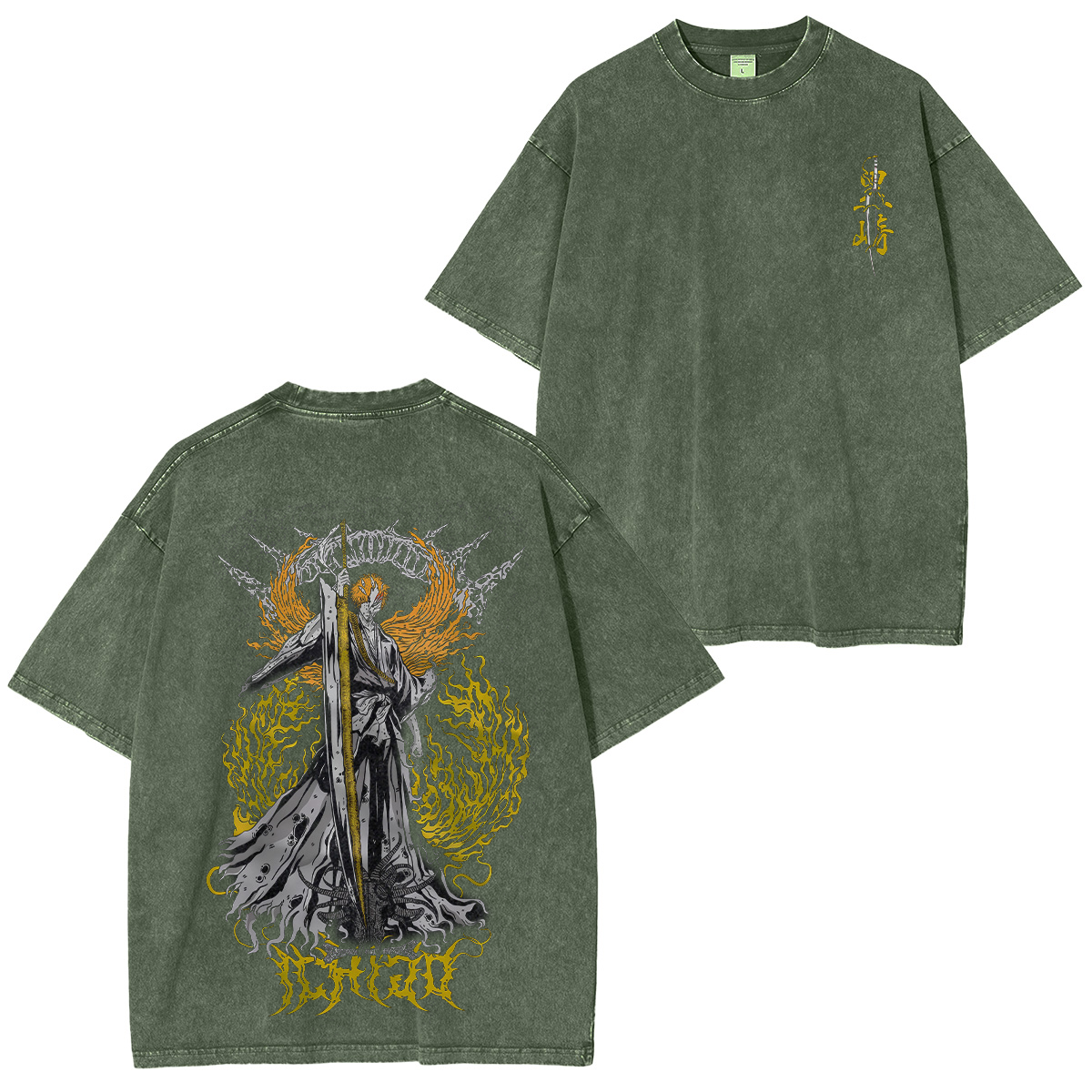 Bleach Anime Washed T-shirt