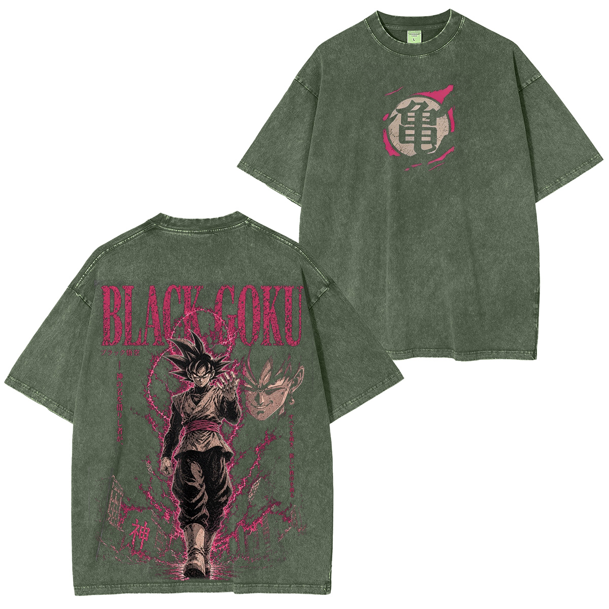 Dragon Ball Anime Washed T-shirt