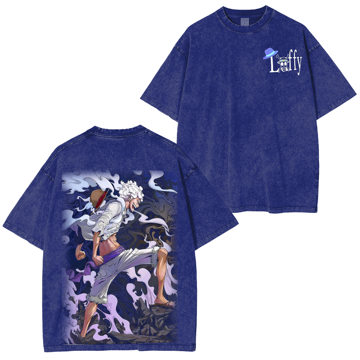 One Piece Anime Washed T-shirt/Hoodie