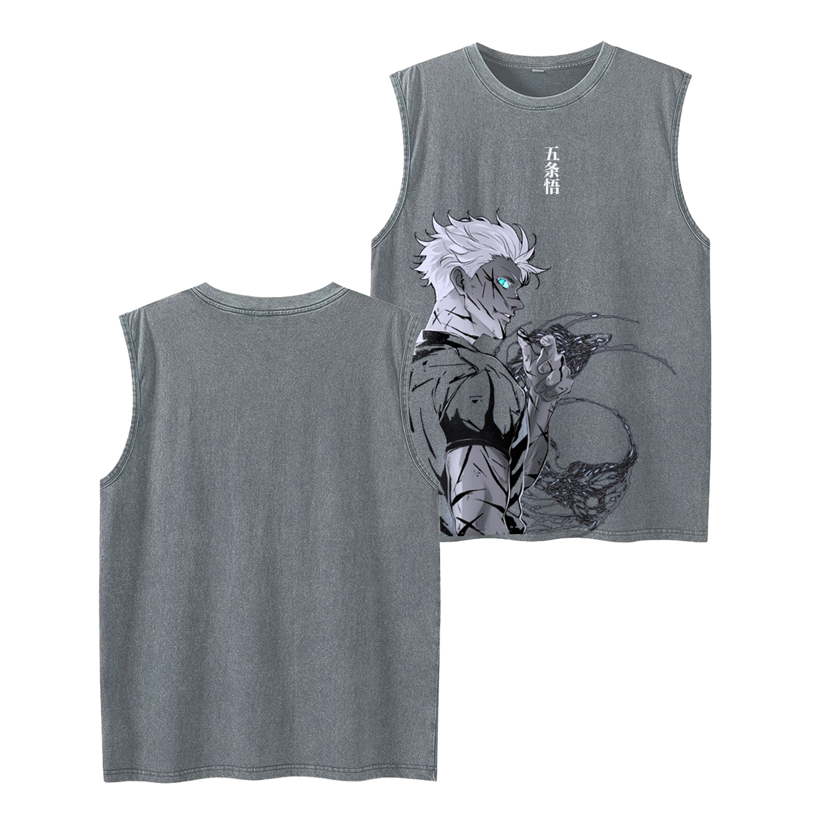 Anime Gojo Printed Tank top