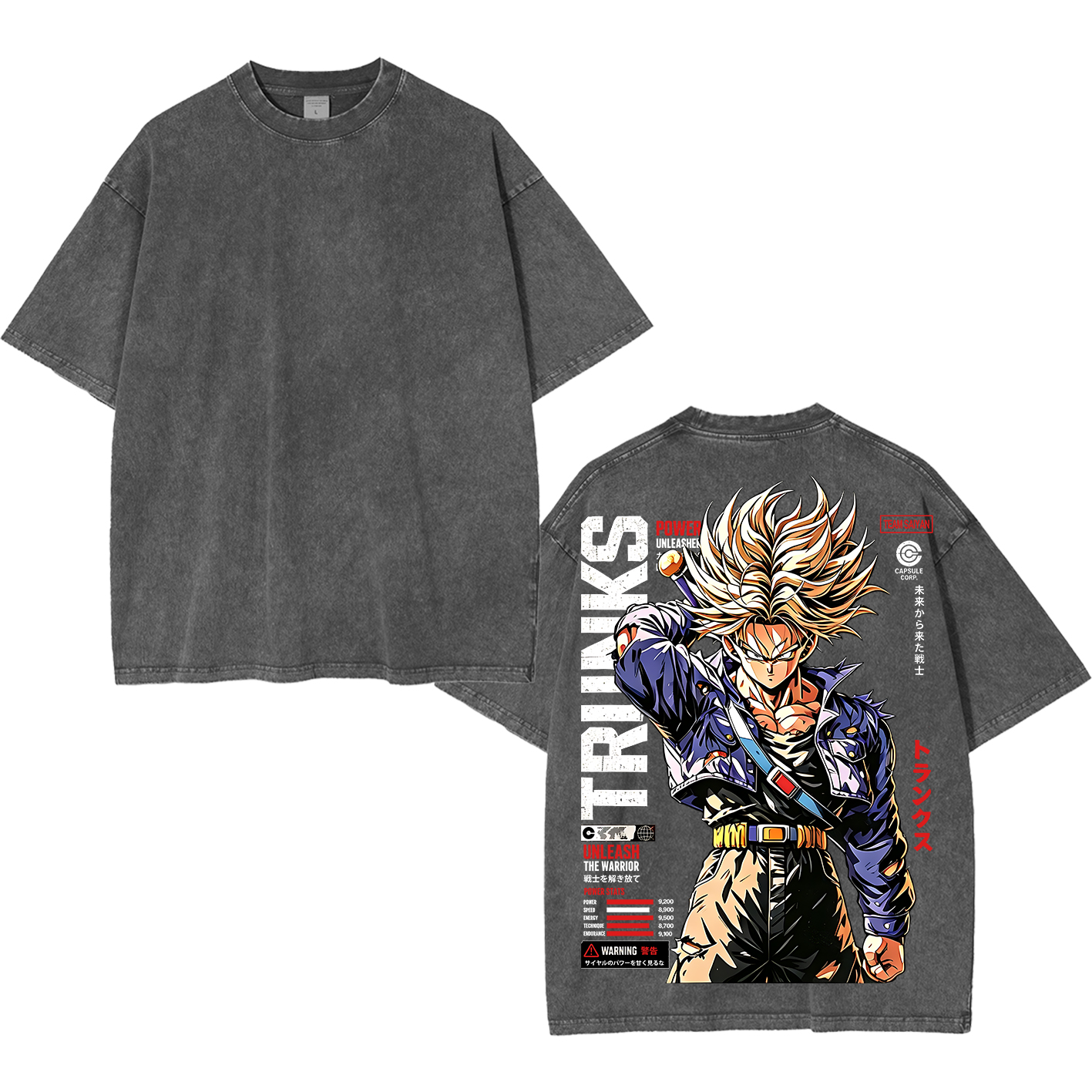 Dragon Ball Vintage Unisex  Washed T-Shirt