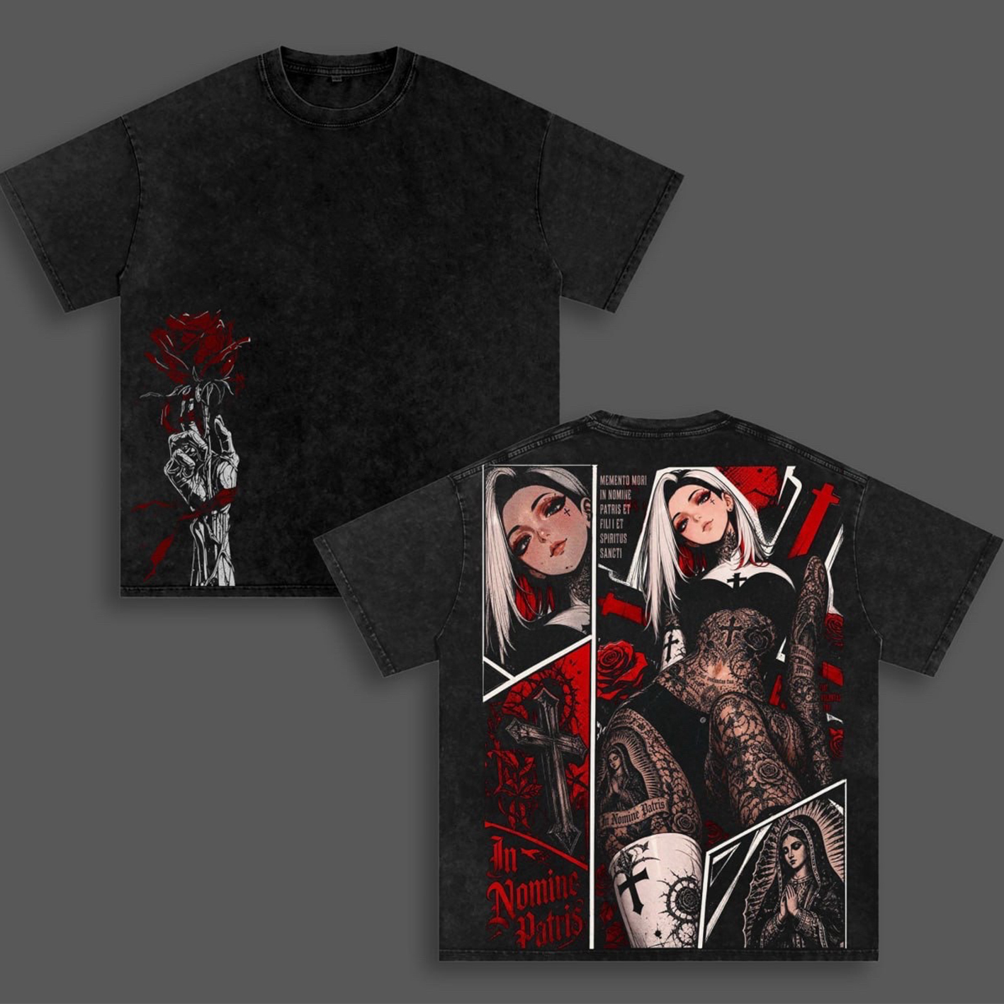 Anime Manga: Scars That Never Bleed  Unisex Washed T-shirt/Crewneck/Hoodie