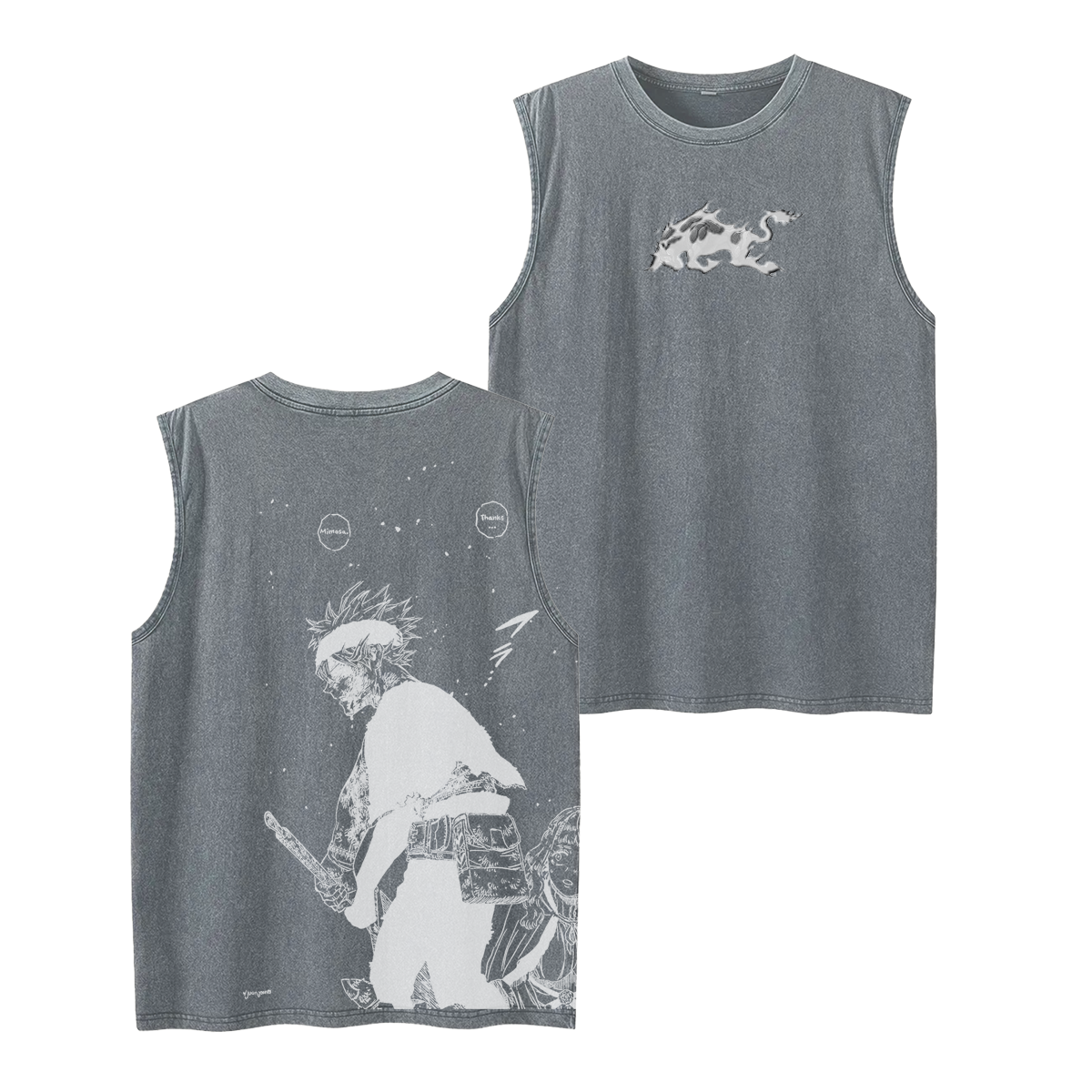 Black Clover Anime Tank Top