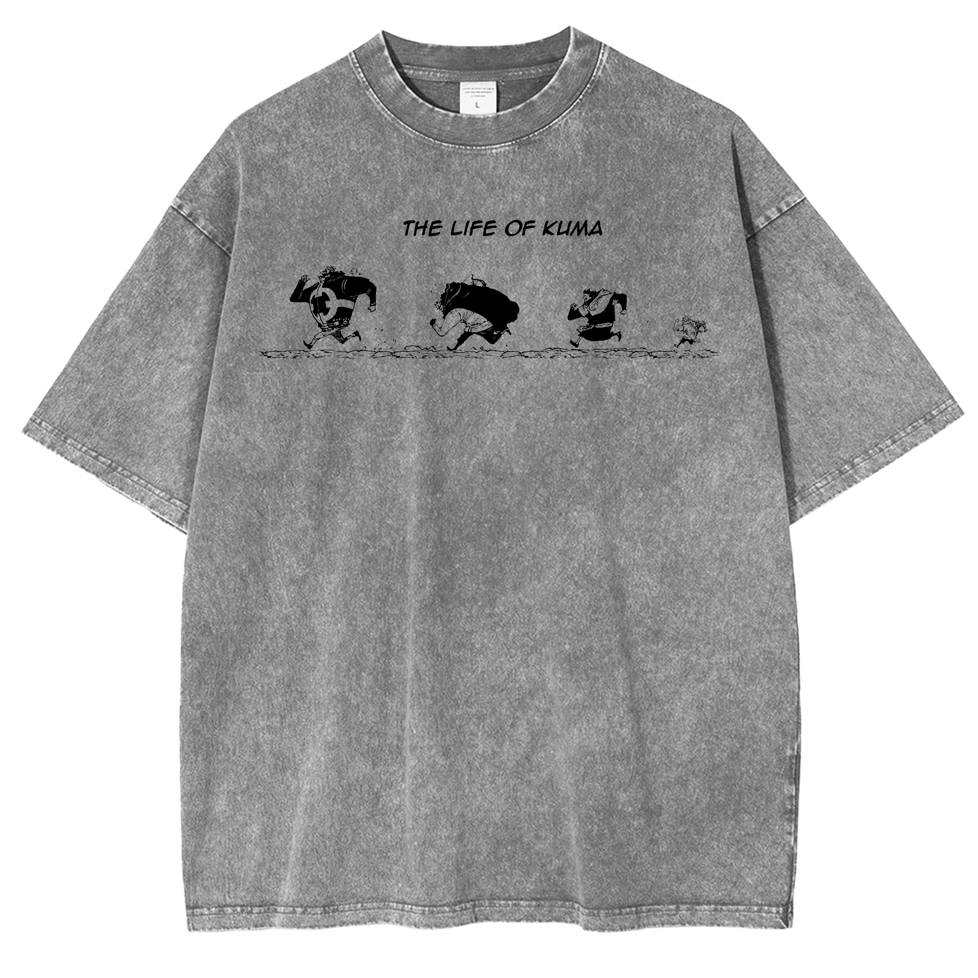 One Piece Monkey D. Garp Washed T-shirt