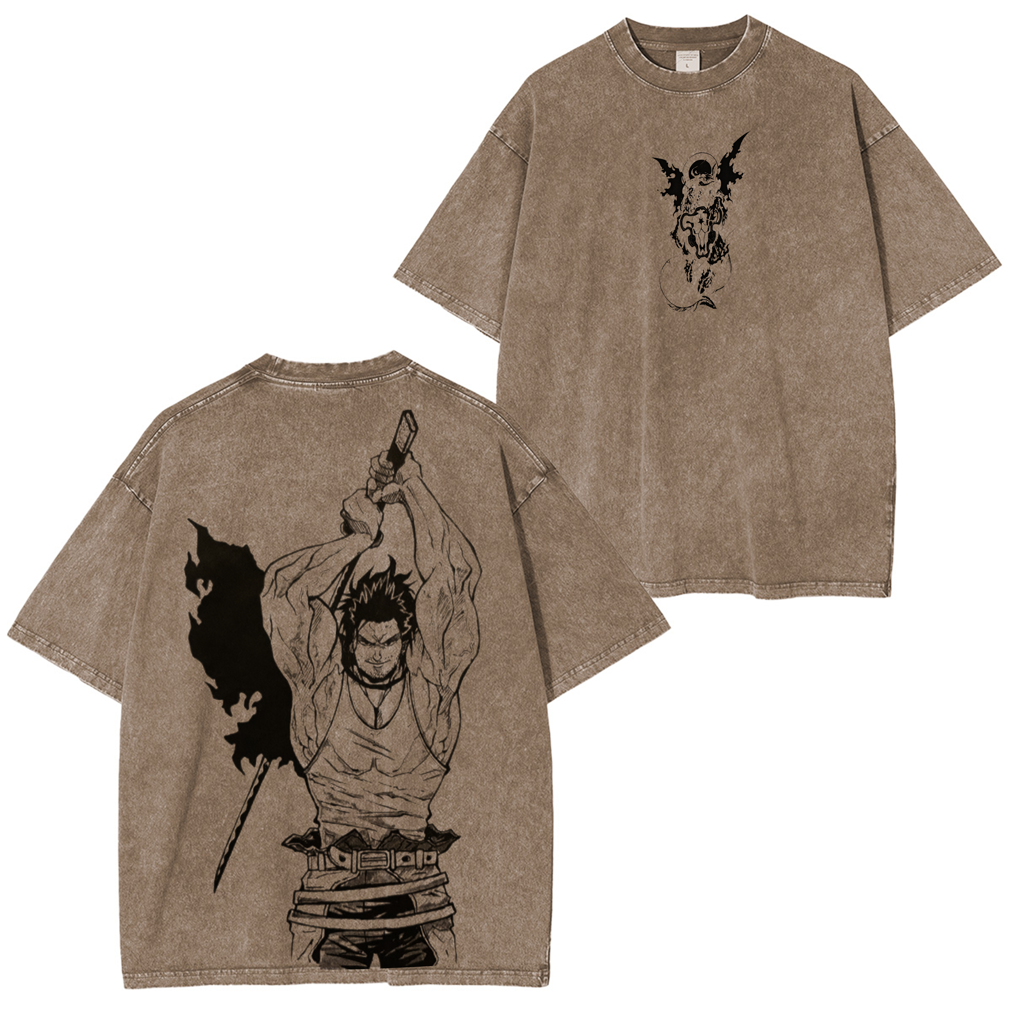Yami Sukehiro Inspired Vintage Washed Oversized T-Shirt