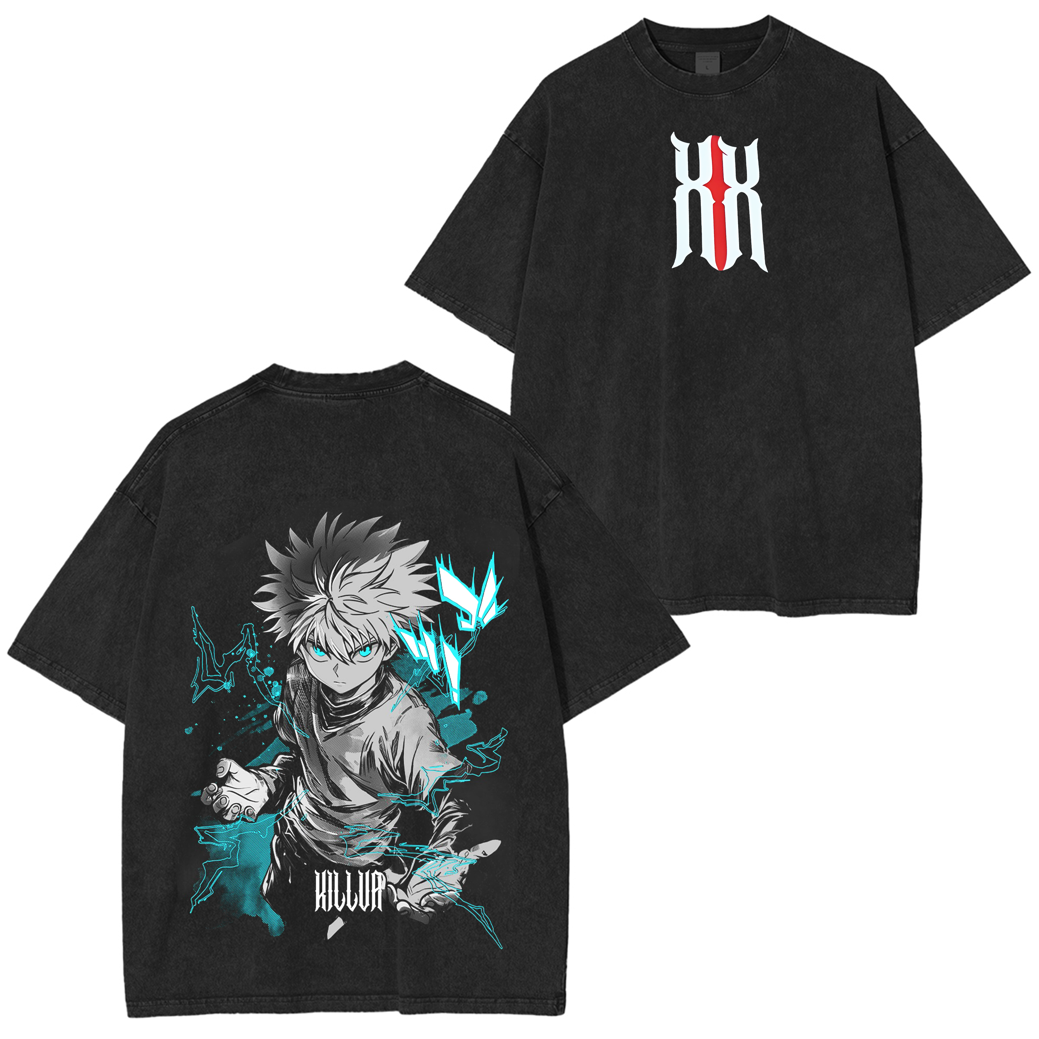 Killua Zoldyck Hunter x Hunter Graphic Anime Tee