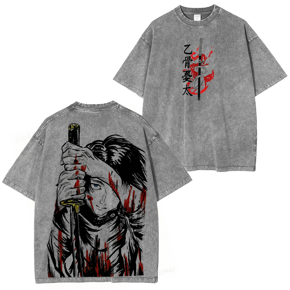 Jujutsu Kaisen :Yuta Okkotsu Vintage washed T-shirt/Crewneck/Hoodie