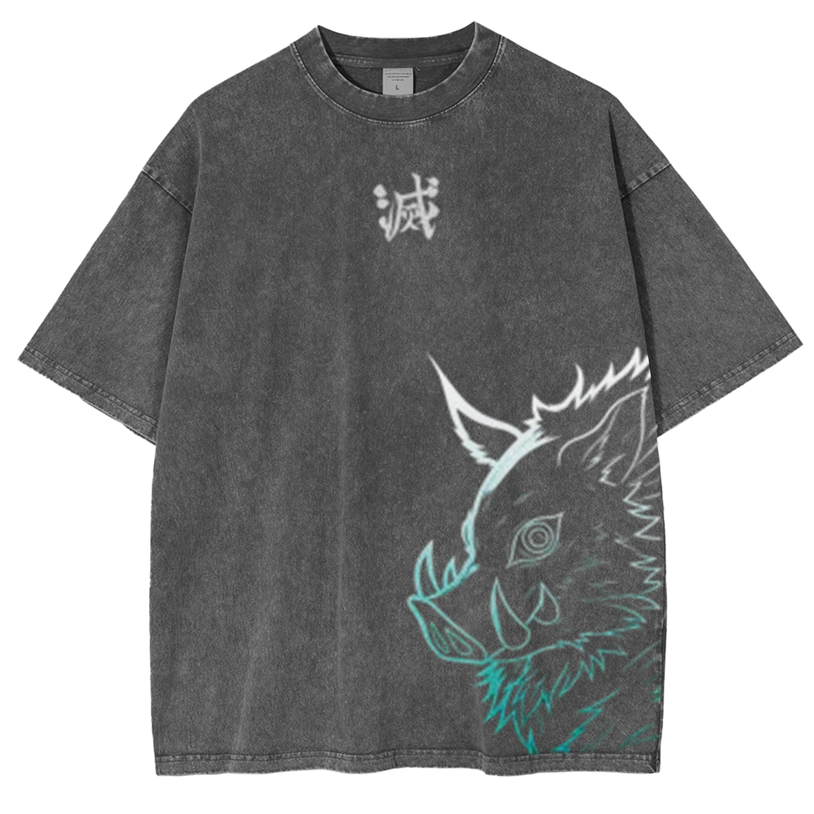 Demon Slayer Nezuko Kamado Anime Unisex Washed T-Shirt