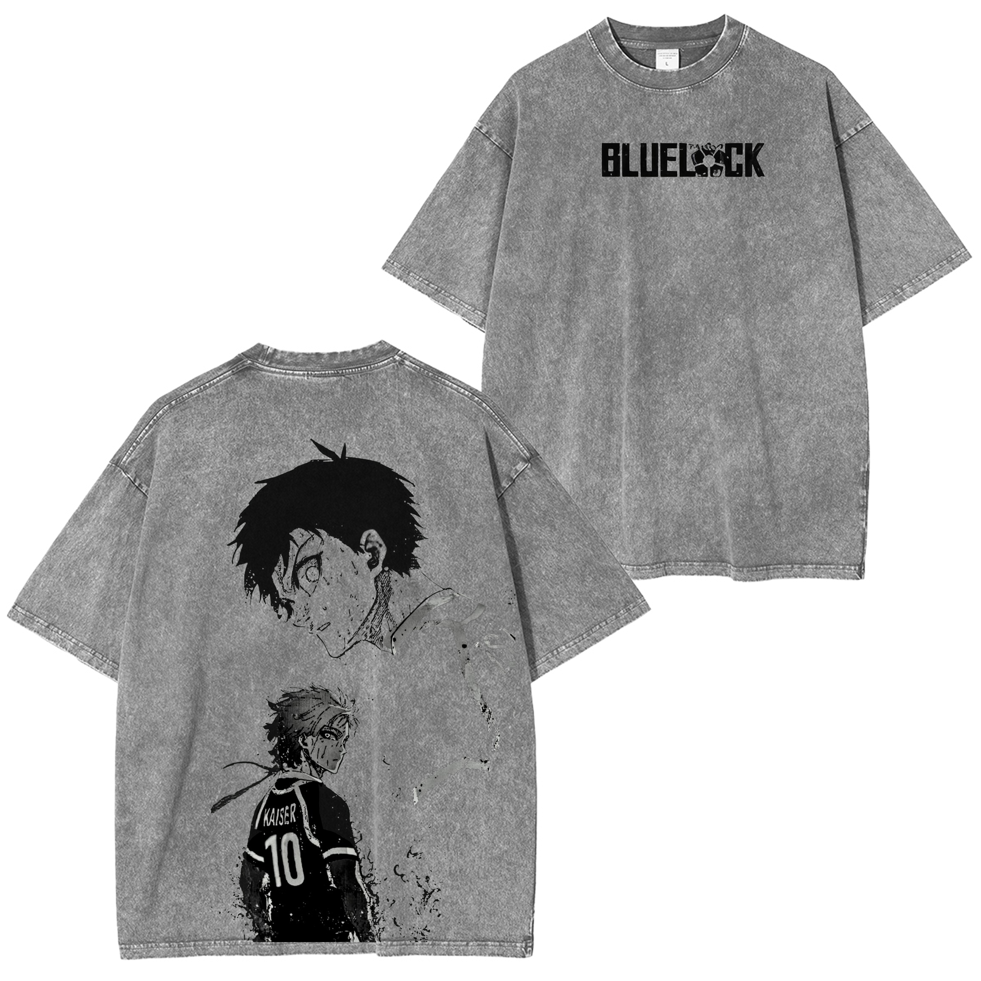 Blue Lock Anime Unisex Washed T-Shirt