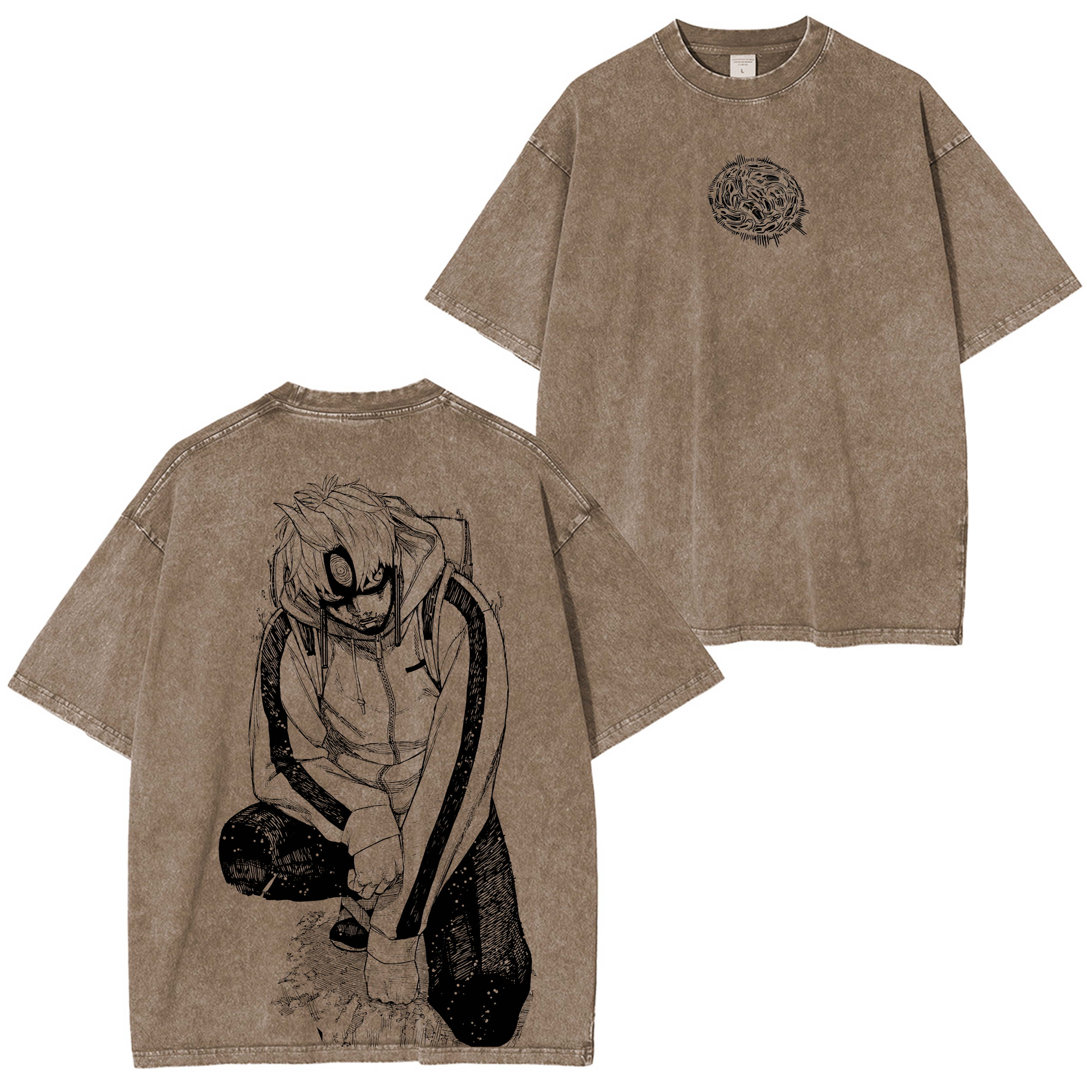 Dandadan Anime Unisex Washed T-Shirt