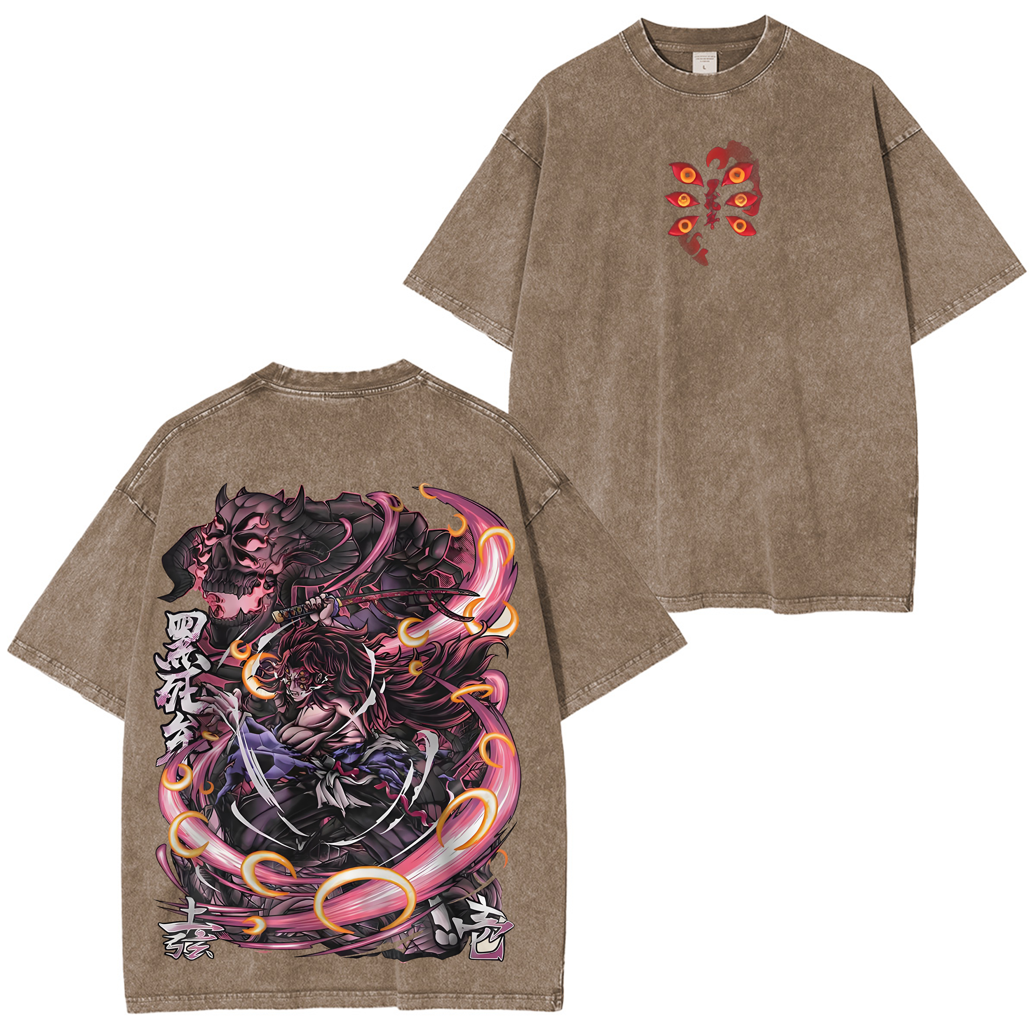 Kokushibo Demon Slayer Vintage Anime T-Shirt