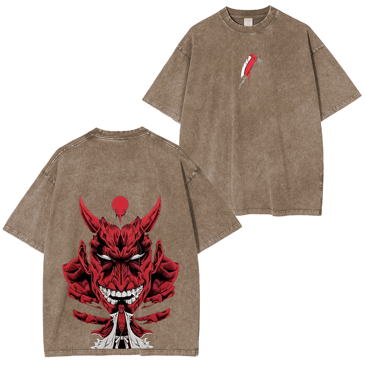 BLEACH :Kenpachi Zaraki Vintage washed T-shirt/Crewneck/Hoodie