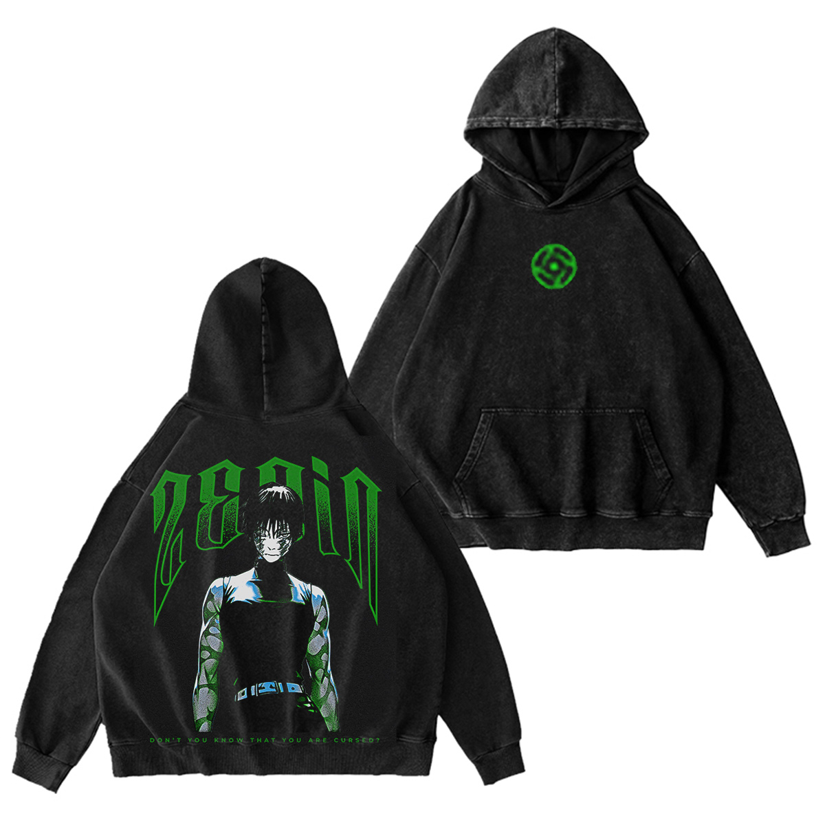 MAKI ТЕНИСКА - JUJUTSU KAISEN Vintage washed T-shirt/Crewneck/Hoodie