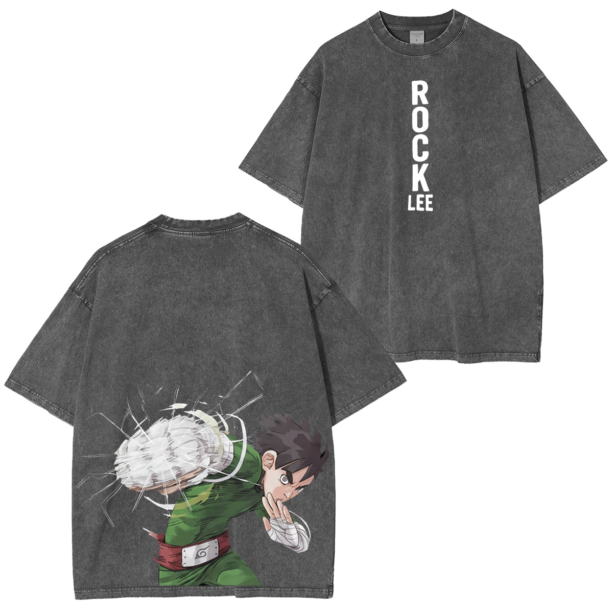 Naruto  :Rock Lee Vintage washed T-shirt/Crewneck/Hoodie