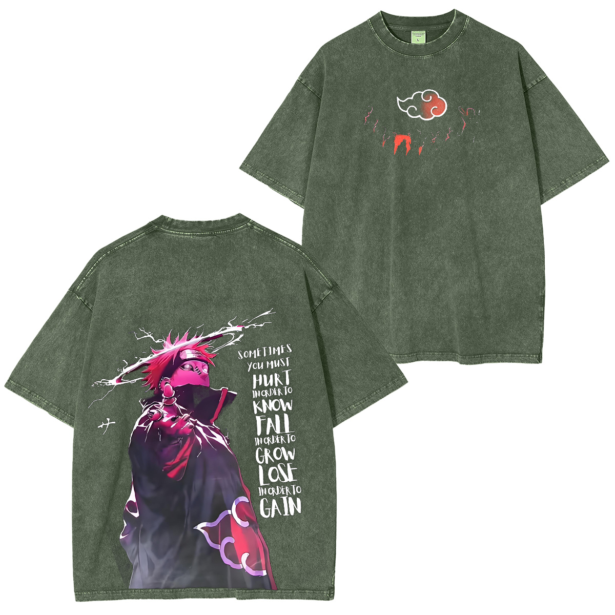 Naruto-Obito Uchiha Vintage Oversized T-Shirt