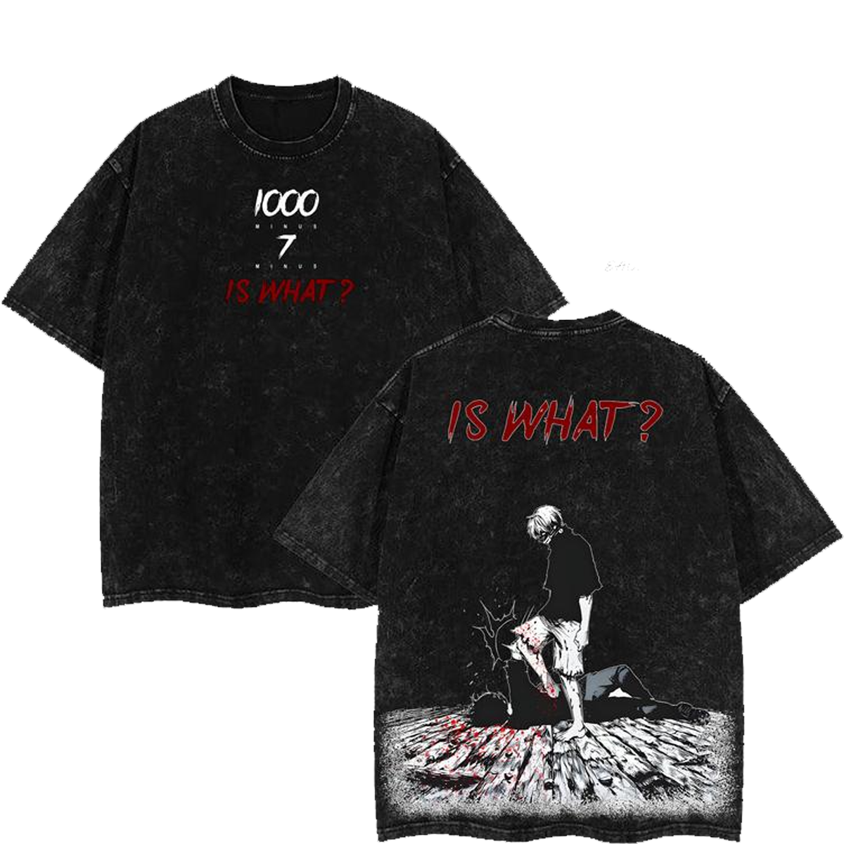 Retro Vintage Ken Kaneki Tokyoooo Ghoul Anime Vintage T-Shirt