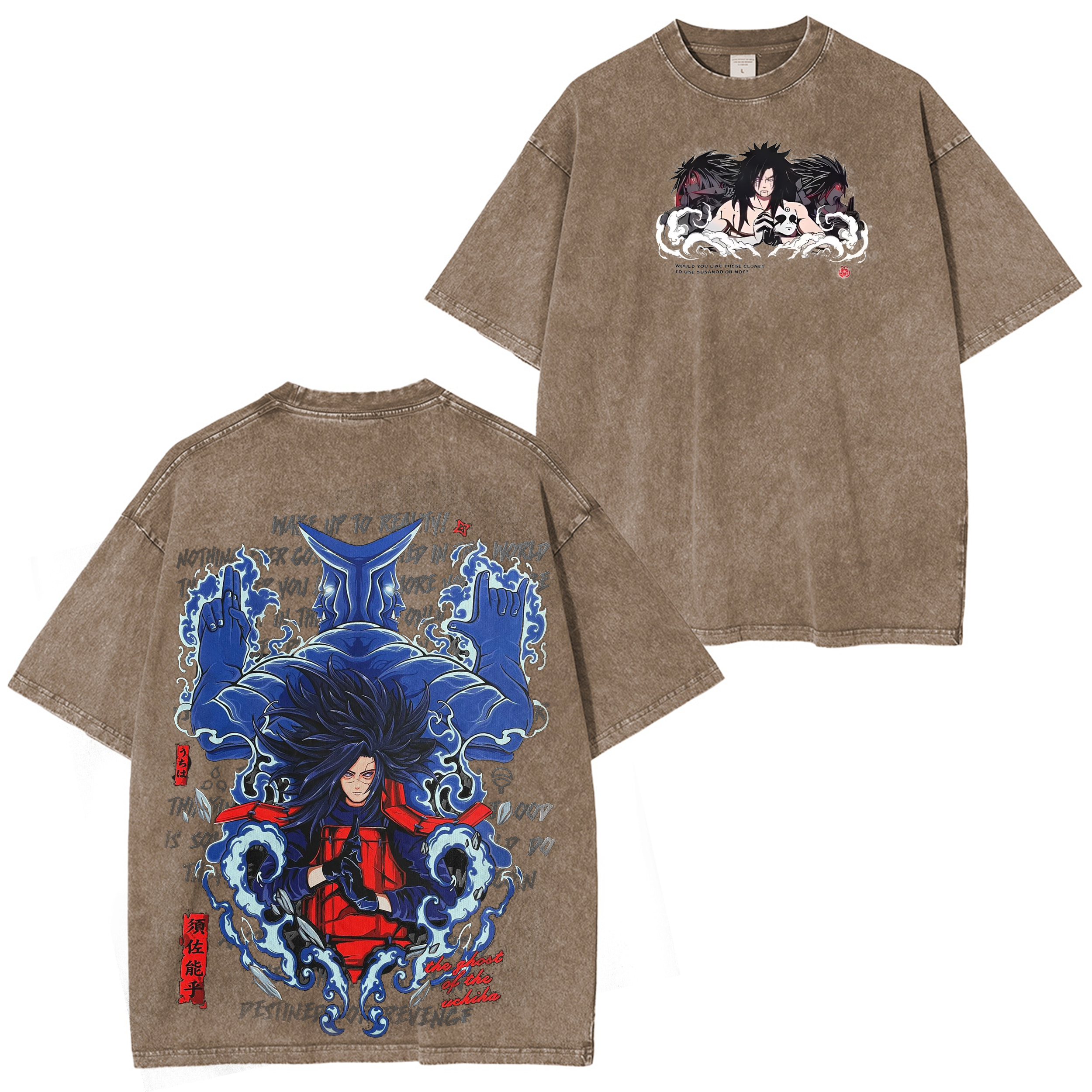 Madara Uchiha Susanoo Anime Vintage Tee
