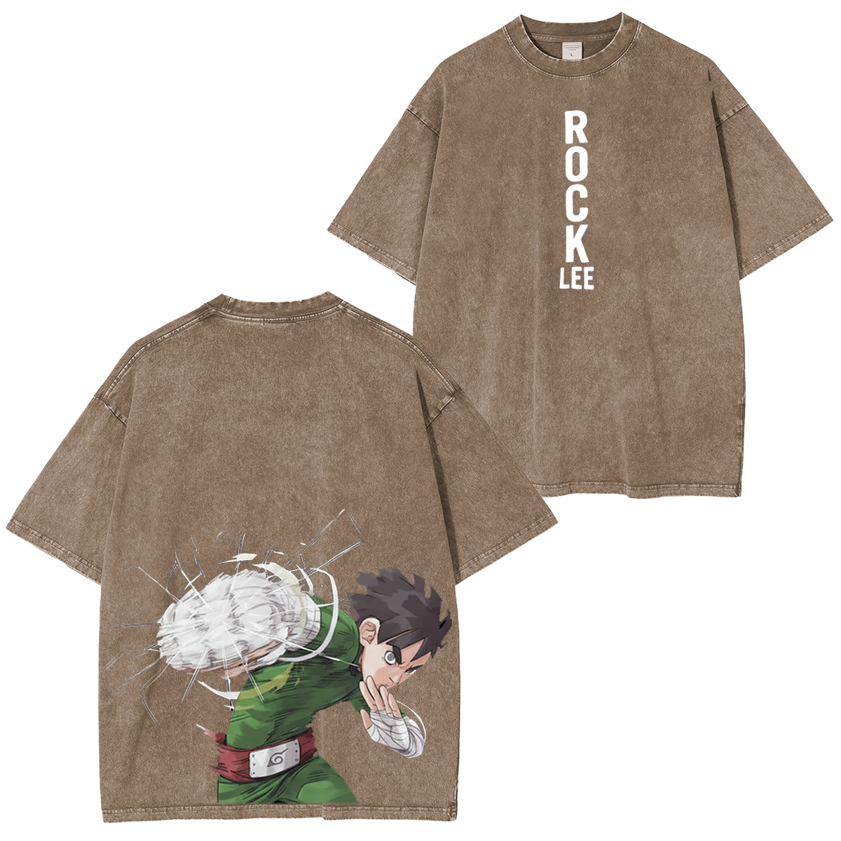Naruto  :Rock Lee Vintage washed T-shirt/Crewneck/Hoodie