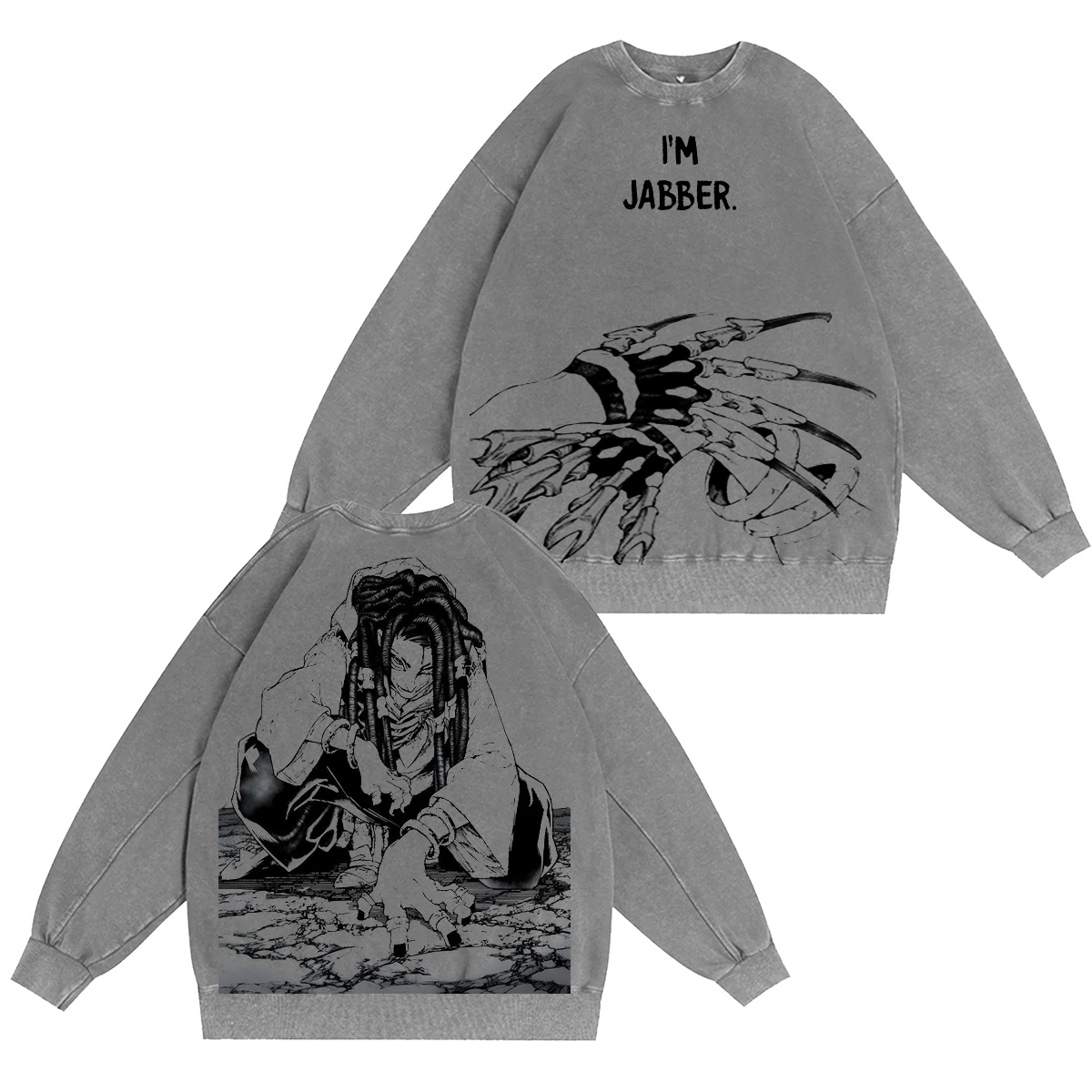 Jabber Wonger from Gachiakuta Vintage washed T-shirt/Crewneck/Hoodie