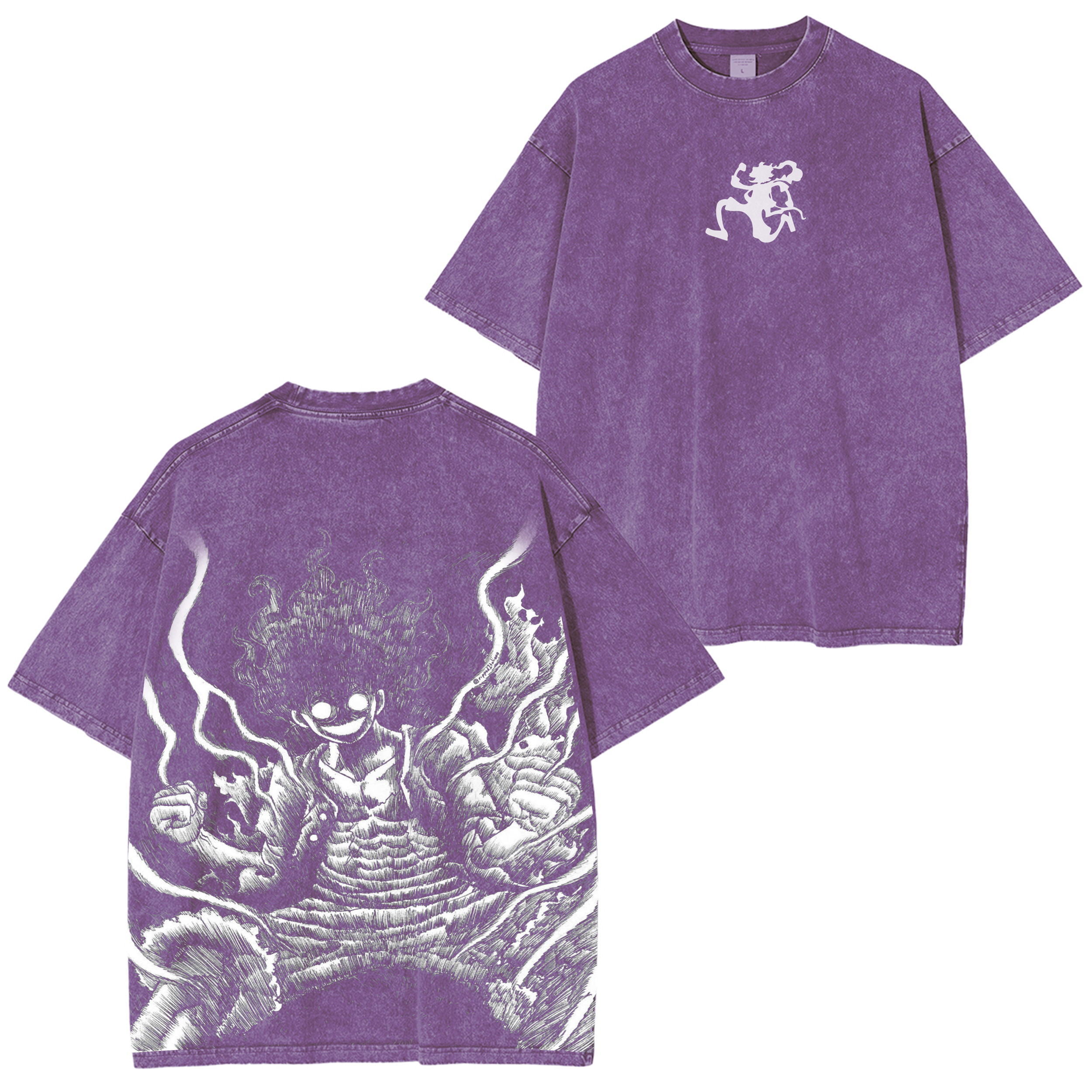 One Piece Vintage Unisex Washed T-Shirt