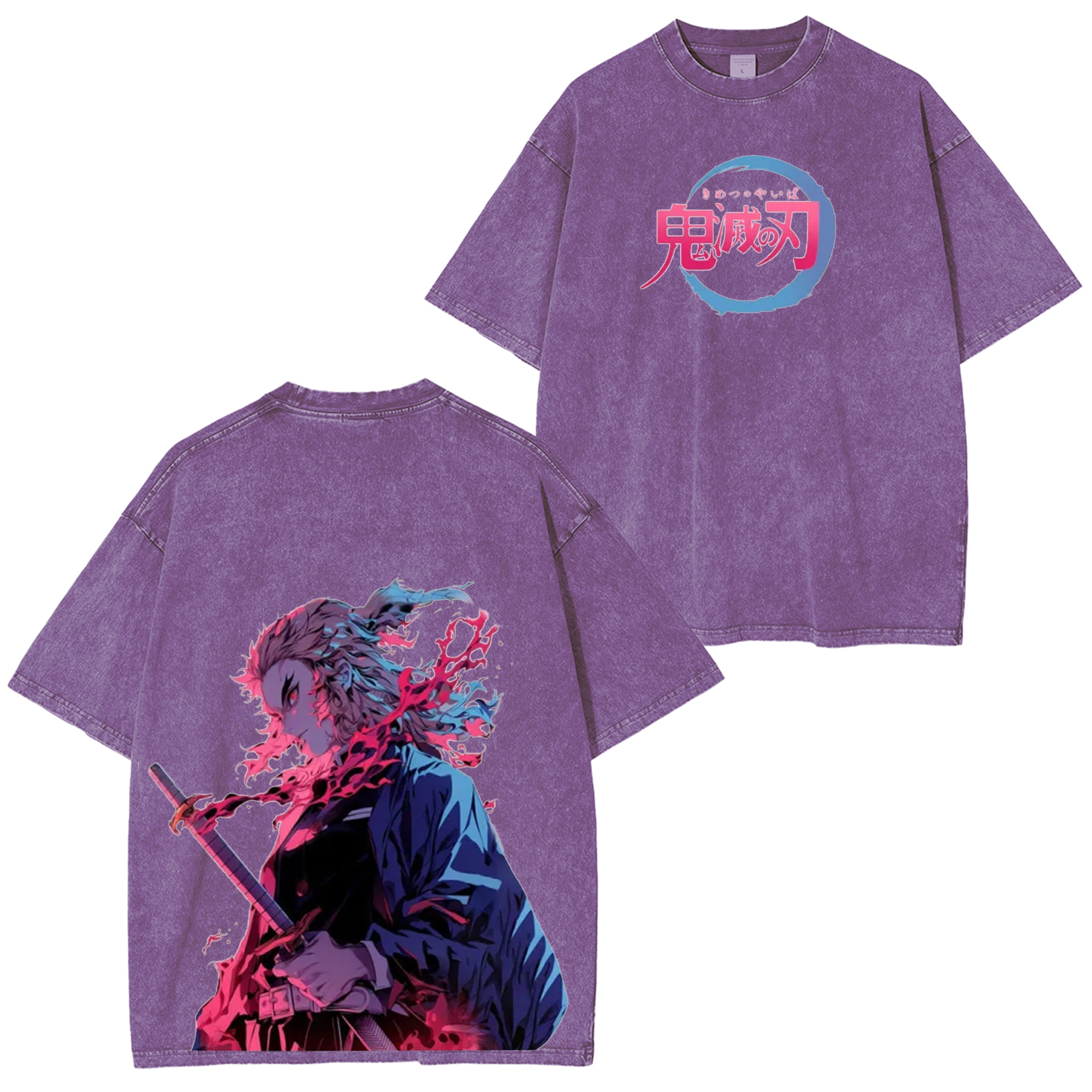 Demon Slayer Unisex Anime-Inspired Retro T-Shirt